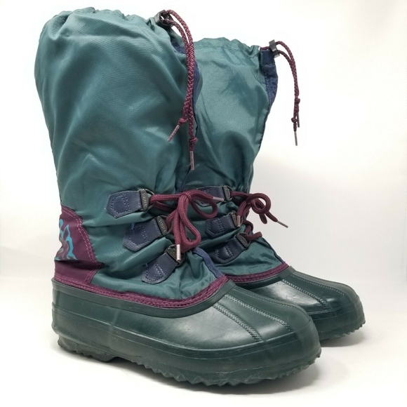 rubber snow boots womens